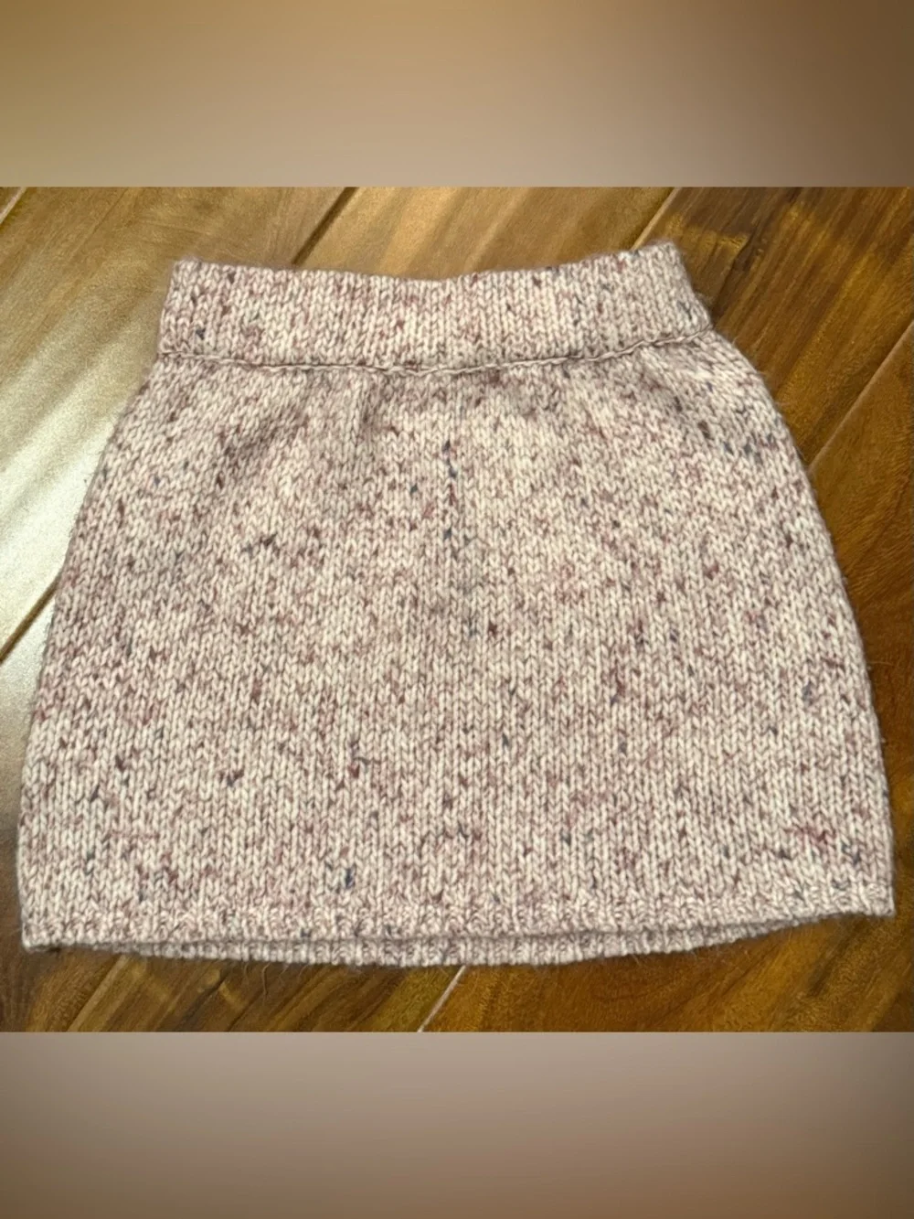 OshKosh B'gosh Pink & Purple Speckled Knit Mini Skirt